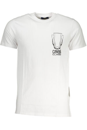 CAVALLI CLASS MEN'S SHORT SLEEVED T-SHIRT WHITE