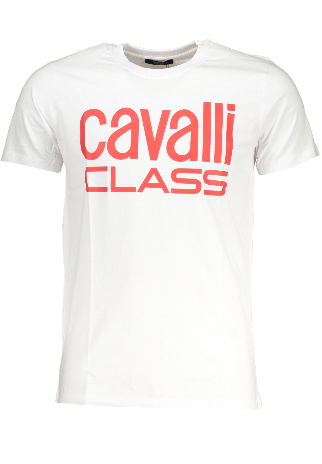 CAVALLI CLASS MEN'S SHORT SLEEVED T-SHIRT WHITE