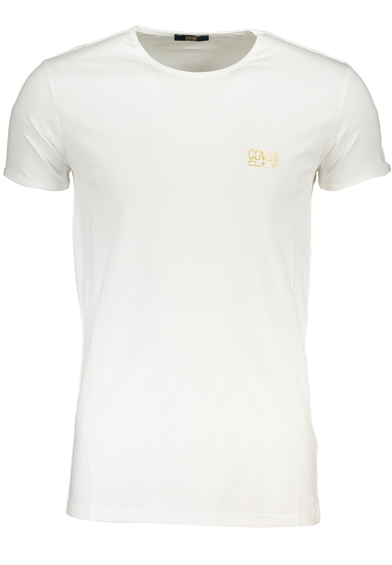CAVALLI CLASS MEN'S SHORT SLEEVED T-SHIRT WHITE