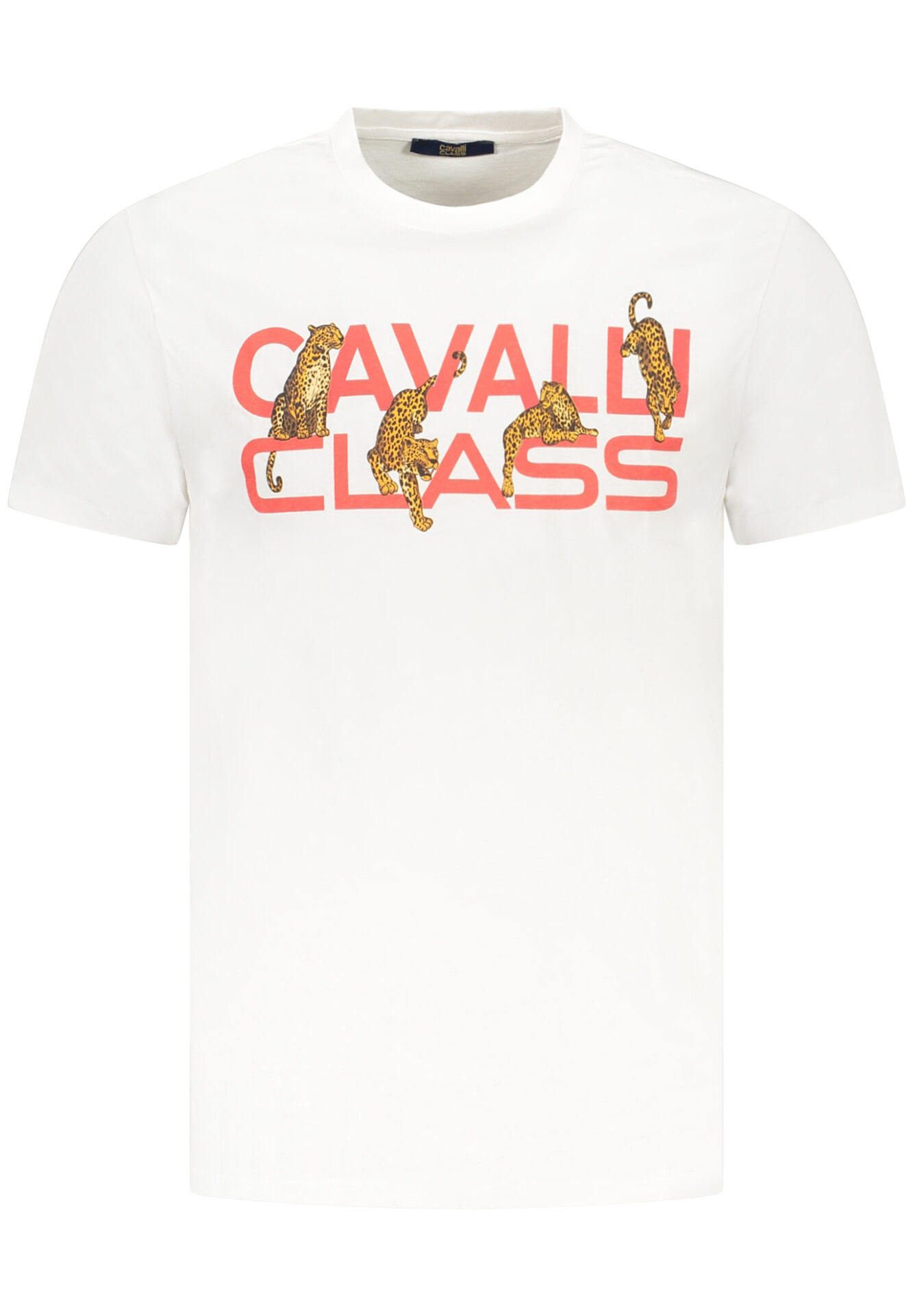 CAVALLI CLASS SHORT SLEEVE T-SHIRT MEN WHITE