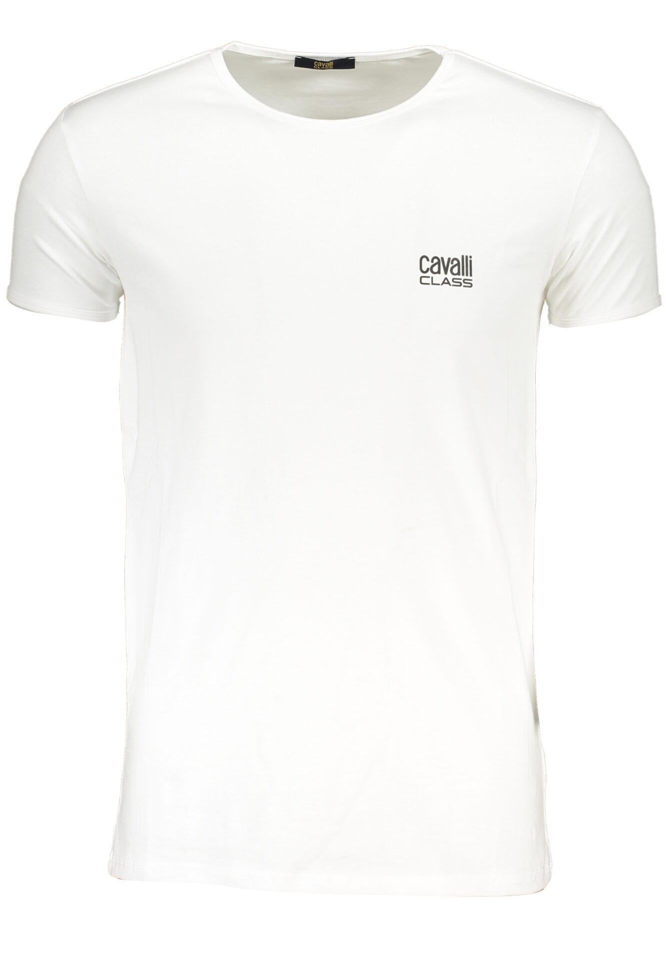 CAVALLI CLASS MEN'S SHORT SLEEVED T-SHIRT WHITE