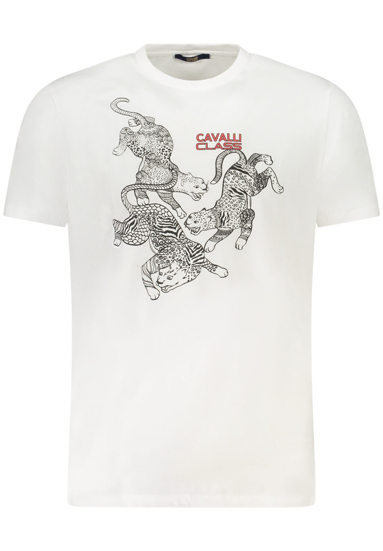 CAVALLI CLASS SHORT SLEEVE T-SHIRT MEN WHITE