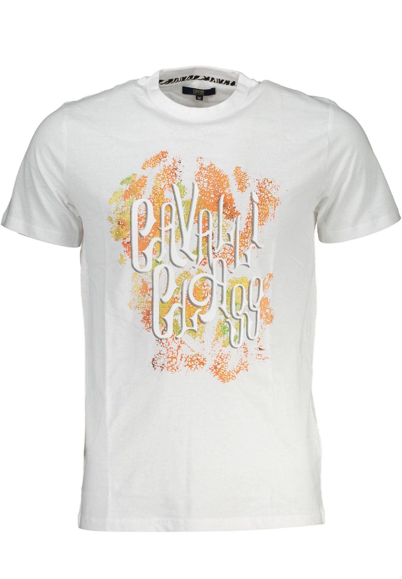 CAVALLI CLASS SHORT SLEEVE T-SHIRT MEN WHITE