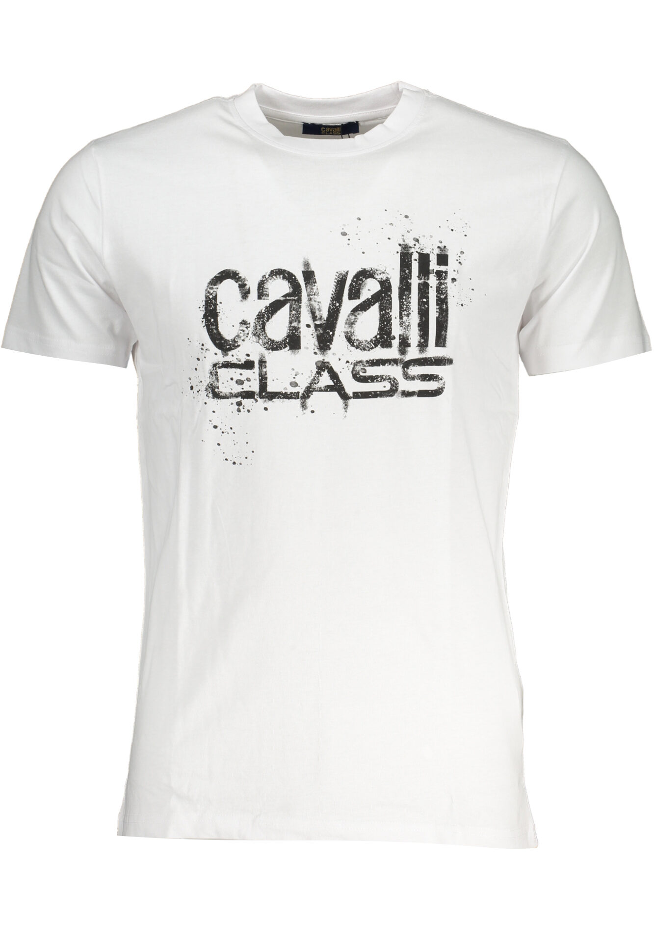 CAVALLI CLASS MEN'S SHORT SLEEVED T-SHIRT WHITE