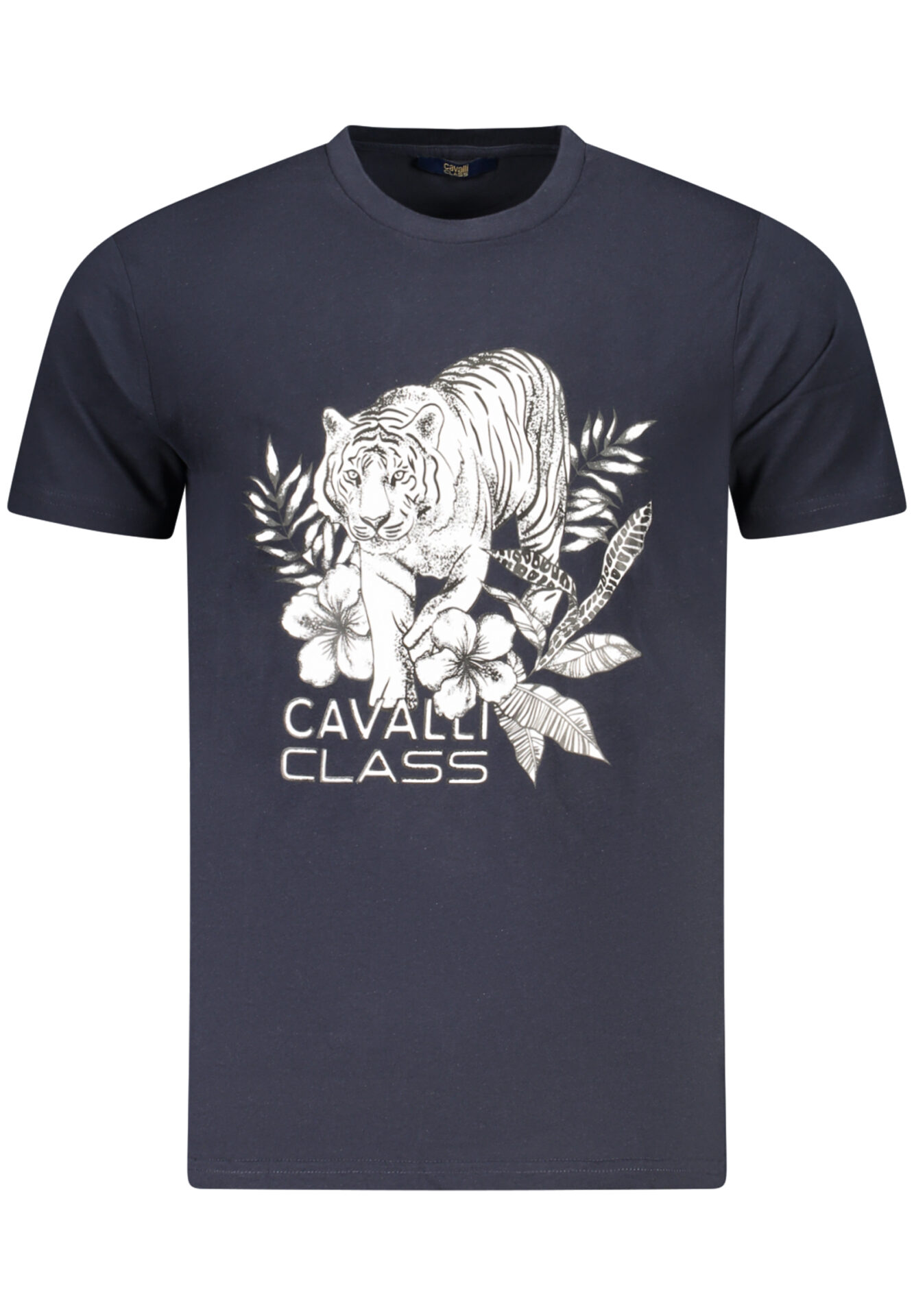 CAVALLI CLASS SHORT SLEEVE T-SHIRT MEN BLUE