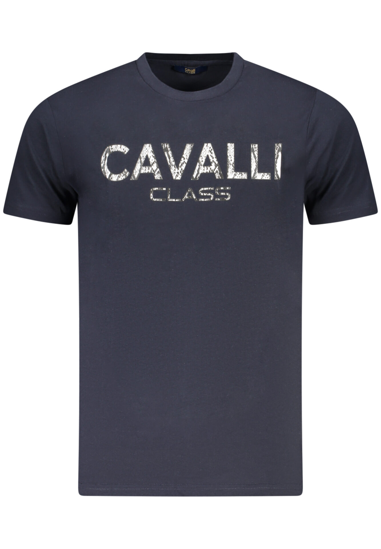 CAVALLI CLASS SHORT SLEEVE T-SHIRT MEN BLUE