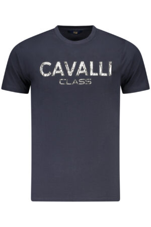 CAVALLI CLASS SHORT SLEEVE T-SHIRT MEN BLUE