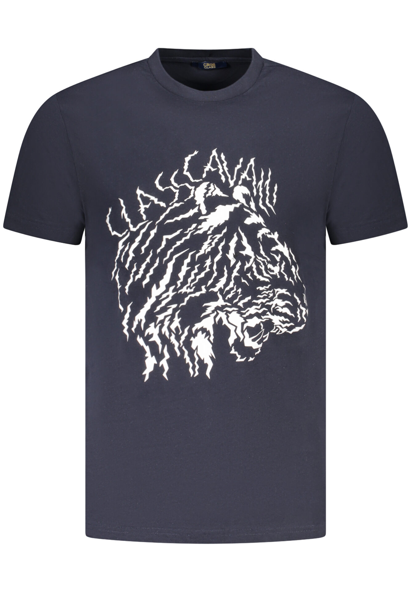 CAVALLI CLASS SHORT SLEEVE T-SHIRT MEN BLUE