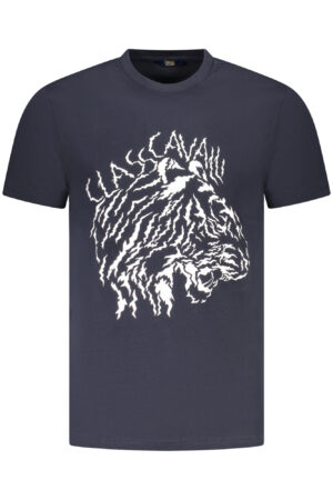 CAVALLI CLASS SHORT SLEEVE T-SHIRT MEN BLUE