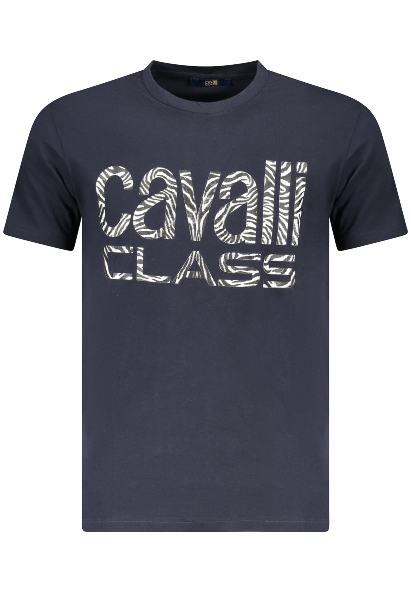 CAVALLI CLASS SHORT SLEEVE T-SHIRT MEN BLUE