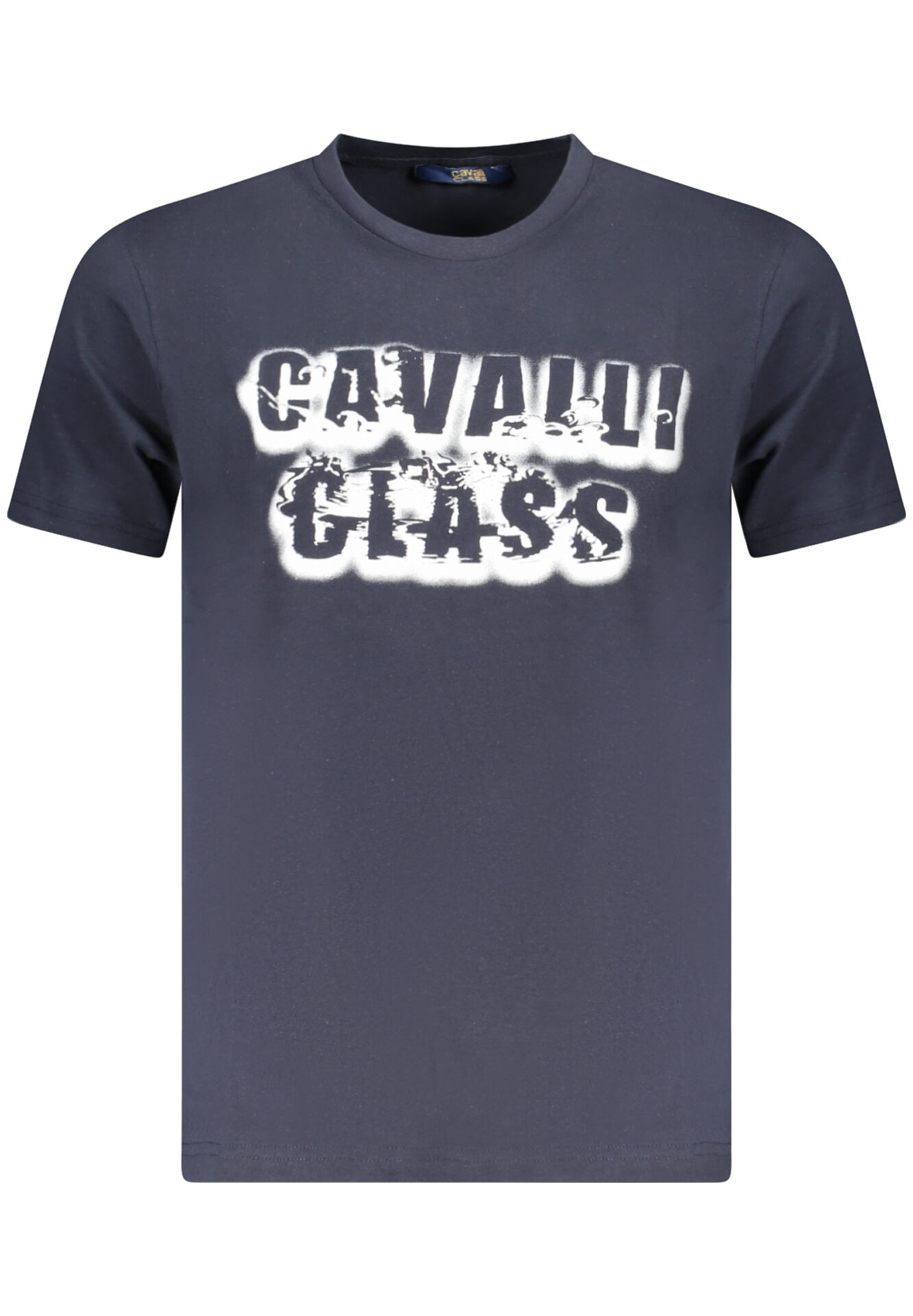 CAVALLI CLASS SHORT SLEEVE T-SHIRT MEN BLUE