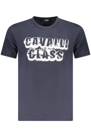 CAVALLI CLASS SHORT SLEEVE T-SHIRT MEN BLUE