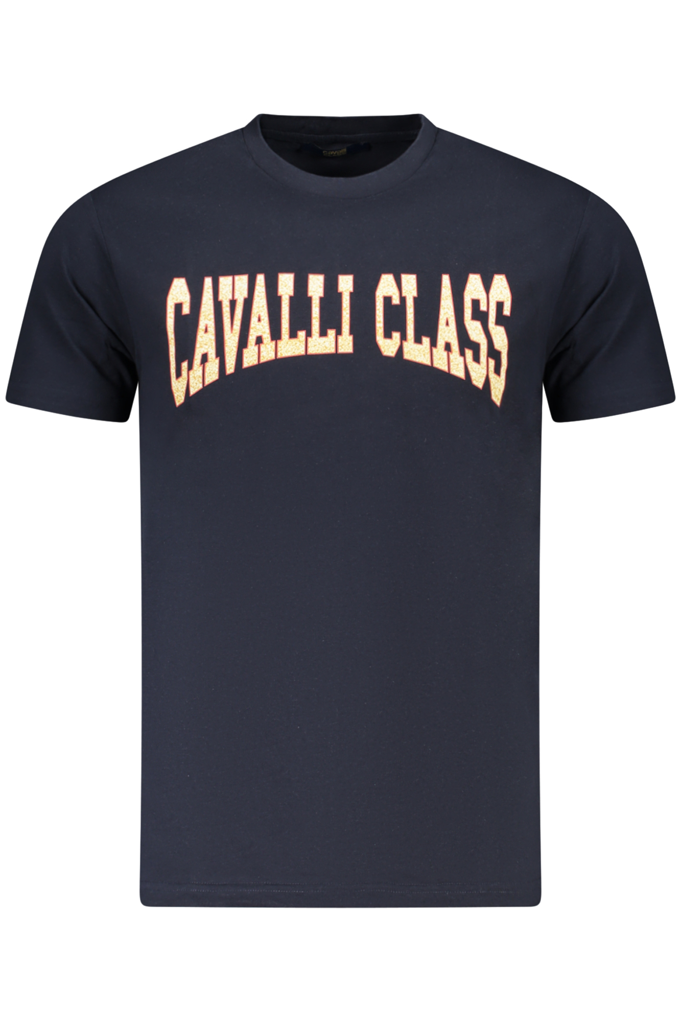 CAVALLI CLASS mėlyni vyriški marškinėliai trumpomis rankovėmis CAVALLI CLASS mėlyni vyriški marškinėliai trumpomis rankovėmis