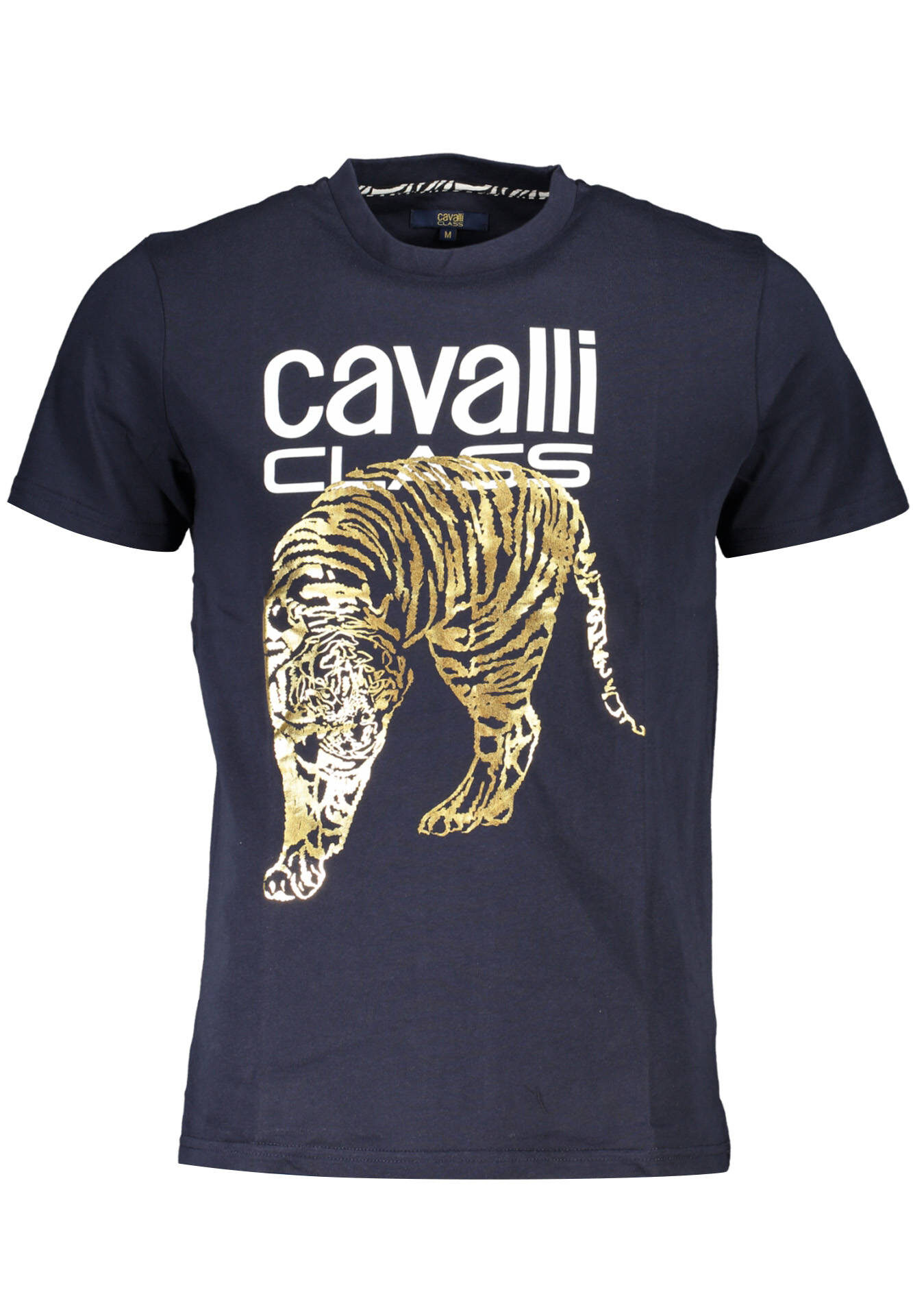 CAVALLI CLASS SHORT SLEEVE T-SHIRT MEN BLUE