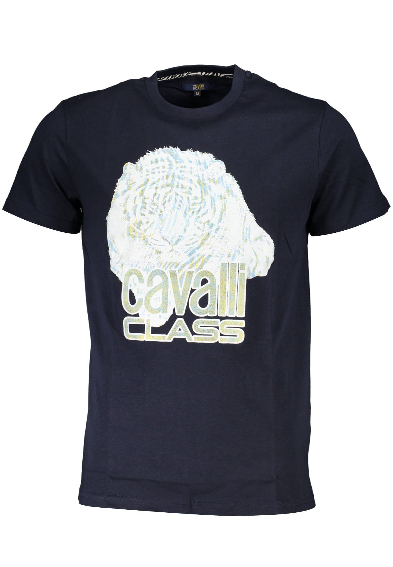 CAVALLI CLASS SHORT SLEEVE T-SHIRT MEN BLUE