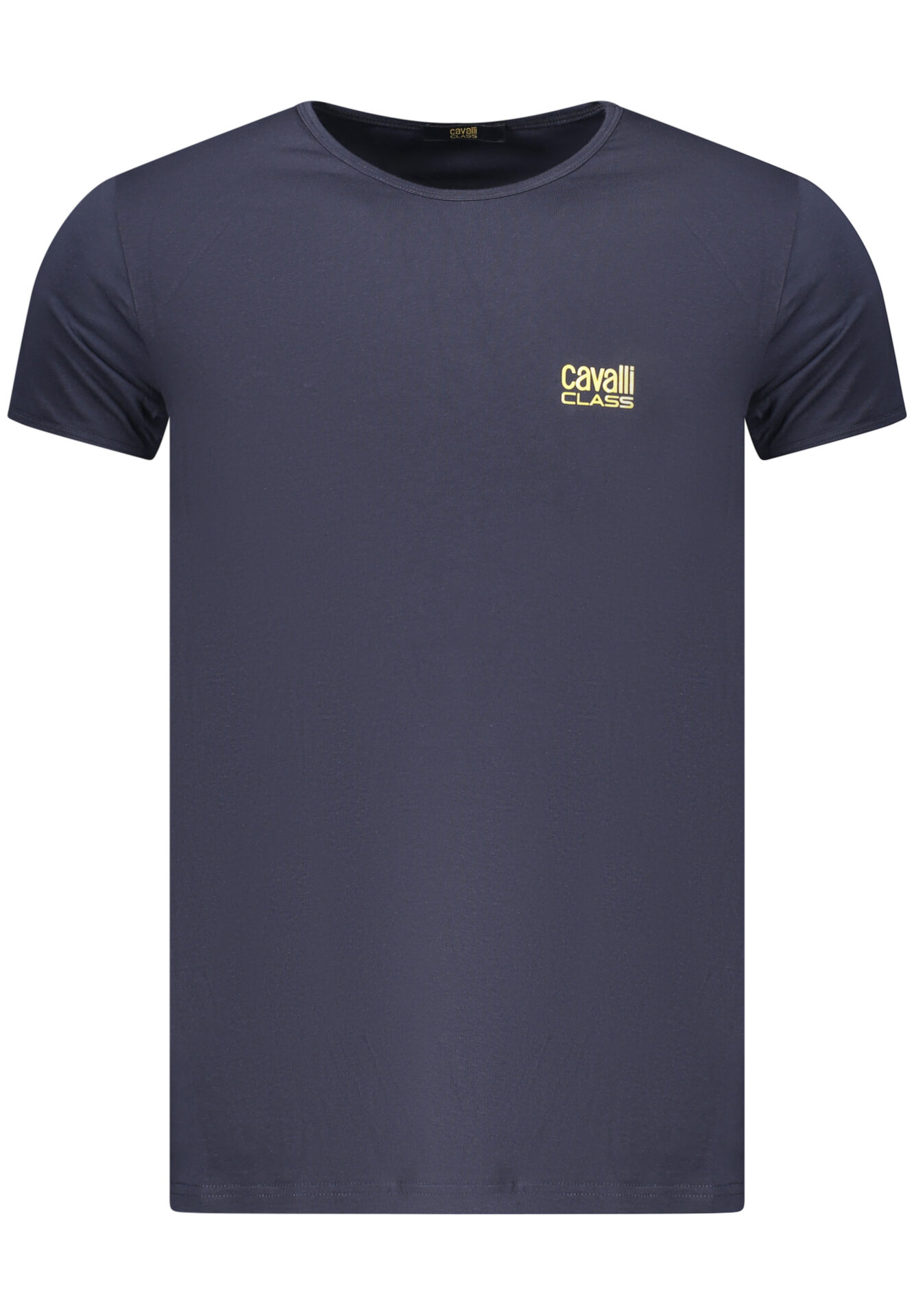 CAVALLI CLASS MEN'S SHORT-SLEEVE T-SHIRT BLUE