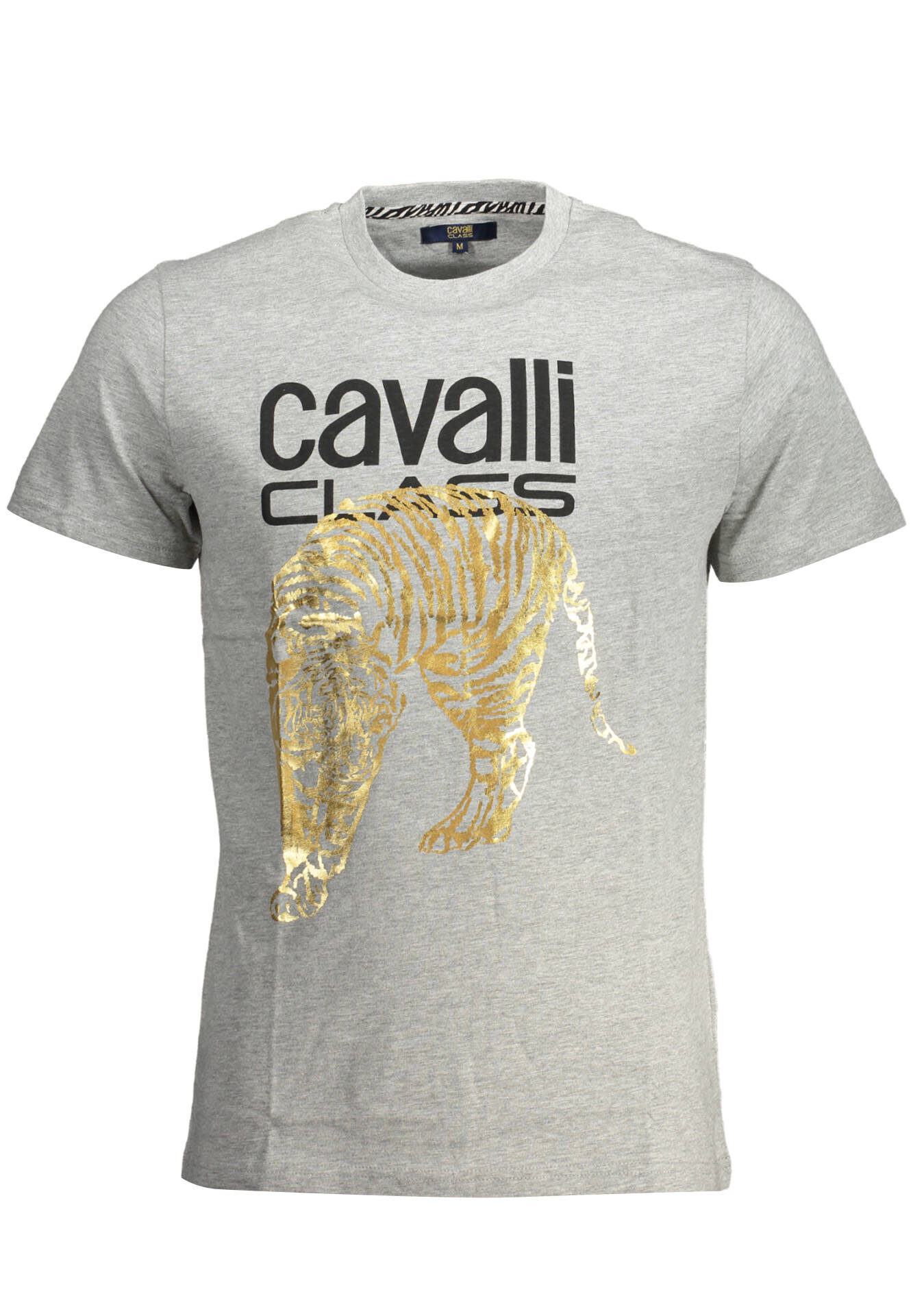 CAVALLI CLASS SHORT SLEEVE T-SHIRT MEN GREY