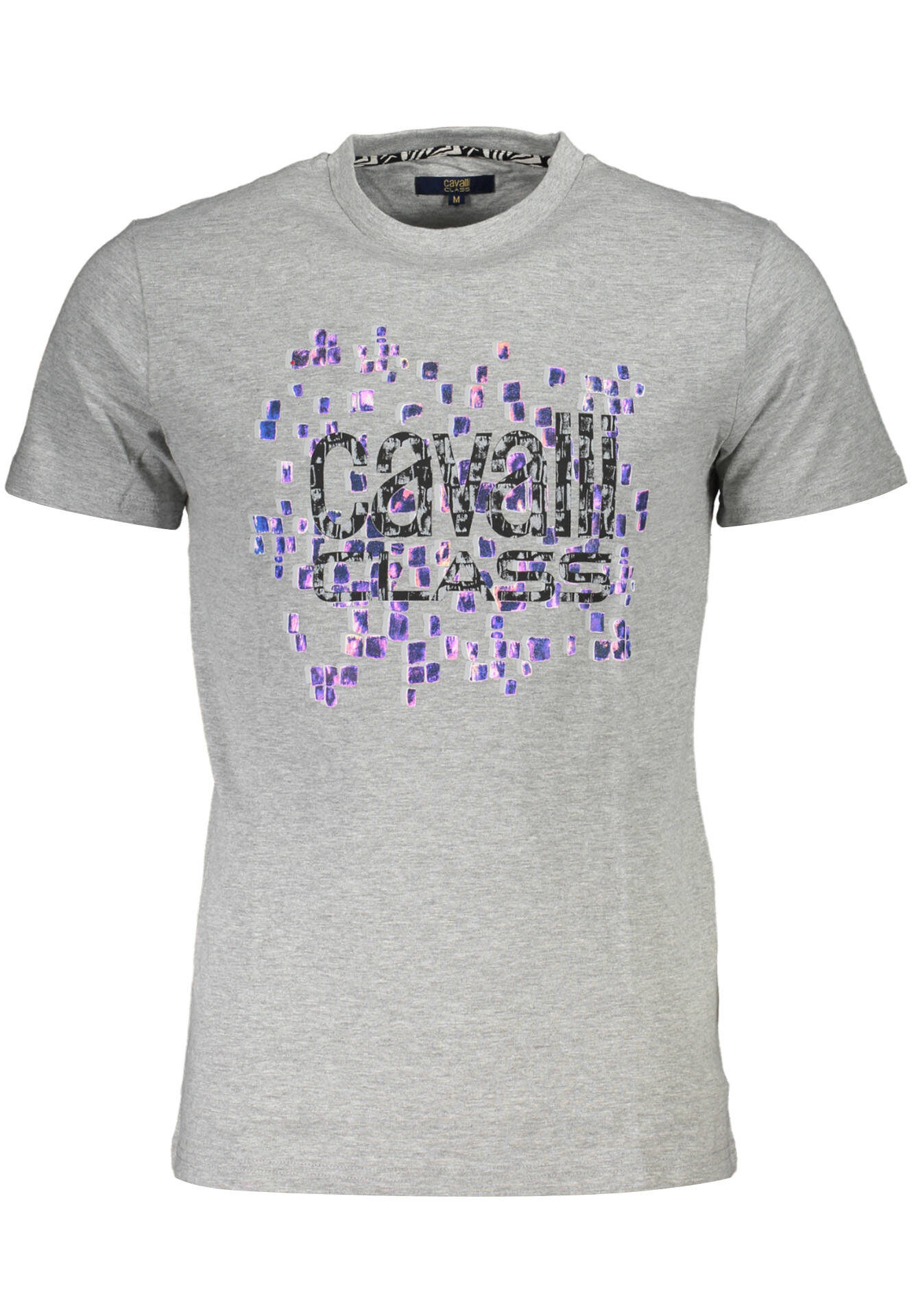 CAVALLI CLASS SHORT SLEEVE T-SHIRT MEN GREY