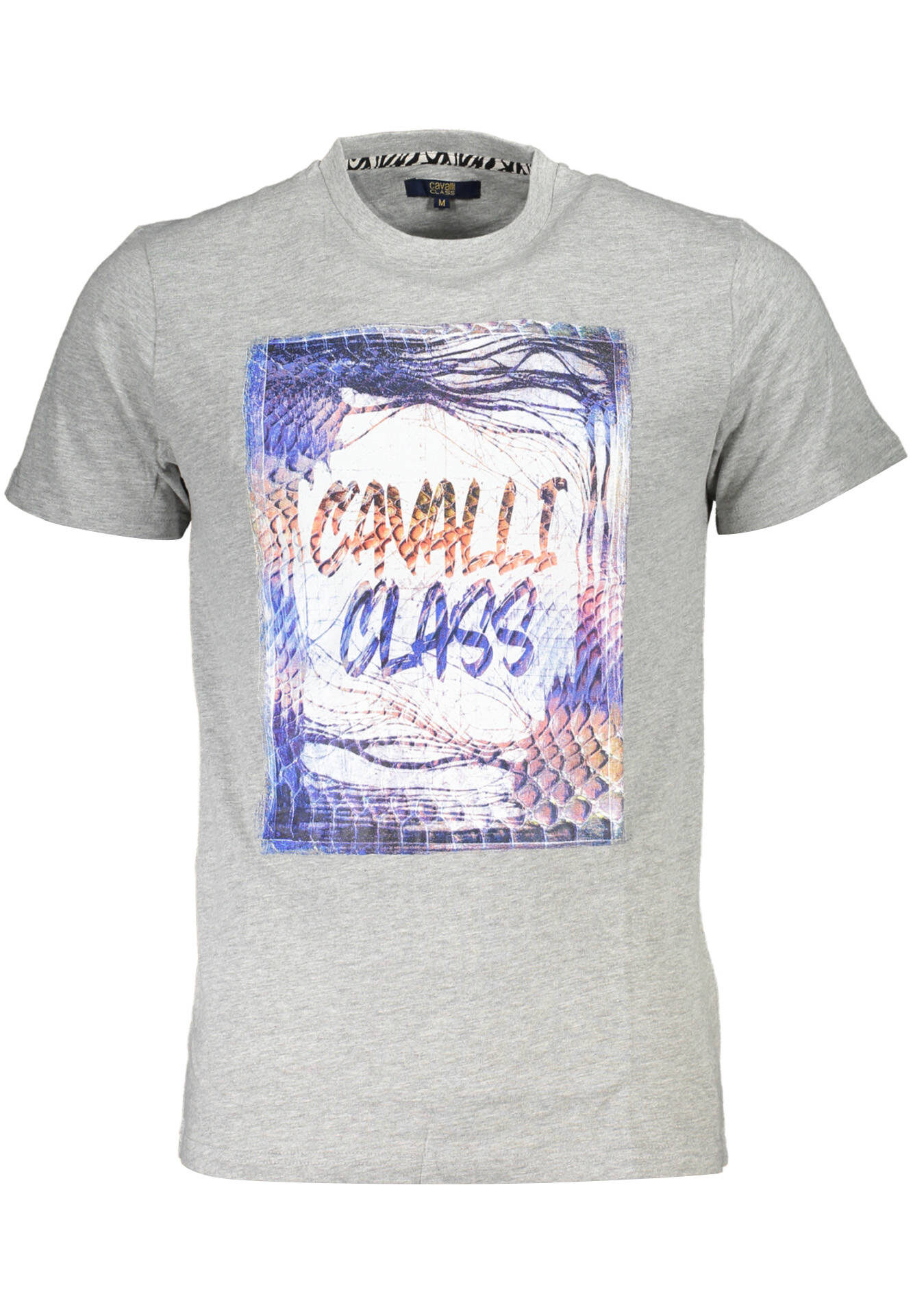 CAVALLI CLASS SHORT SLEEVE T-SHIRT MEN GREY
