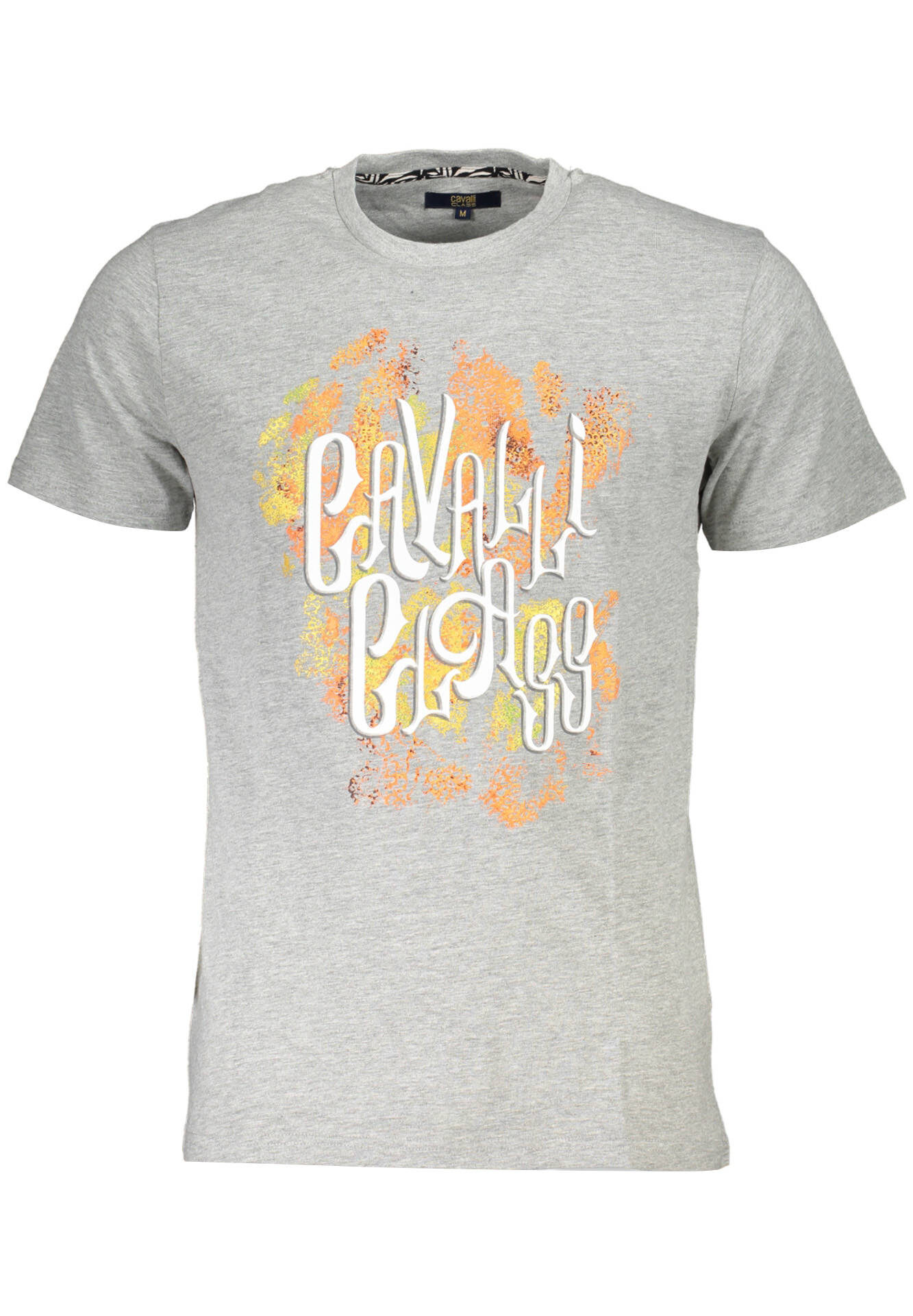 CAVALLI CLASS SHORT SLEEVE T-SHIRT MEN GREY
