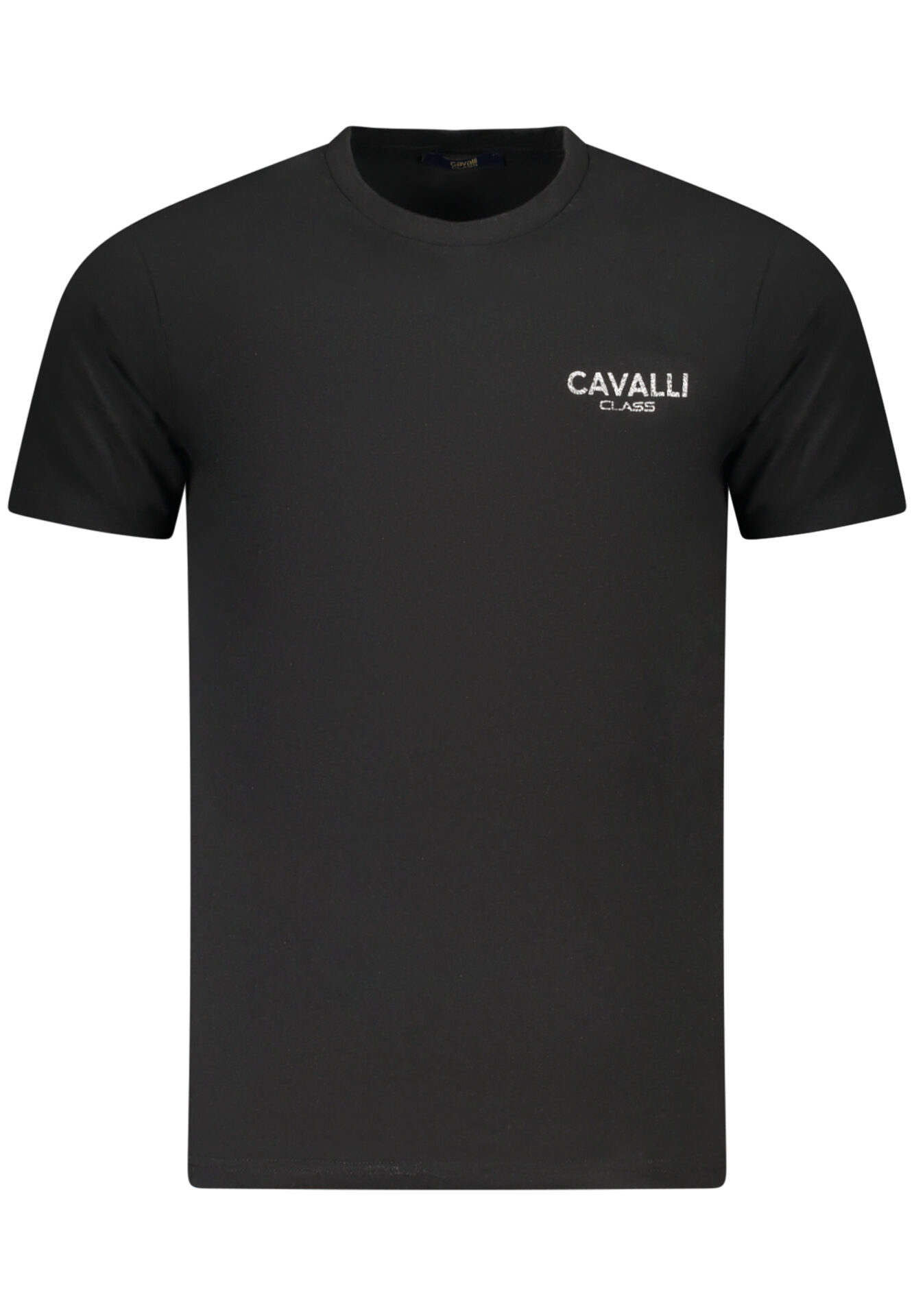 CAVALLI CLASS SHORT SLEEVE T-SHIRT MEN BLACK