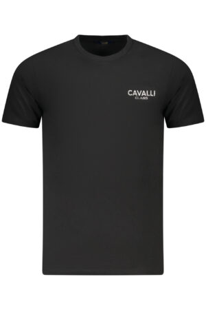 CAVALLI CLASS SHORT SLEEVE T-SHIRT MEN BLACK