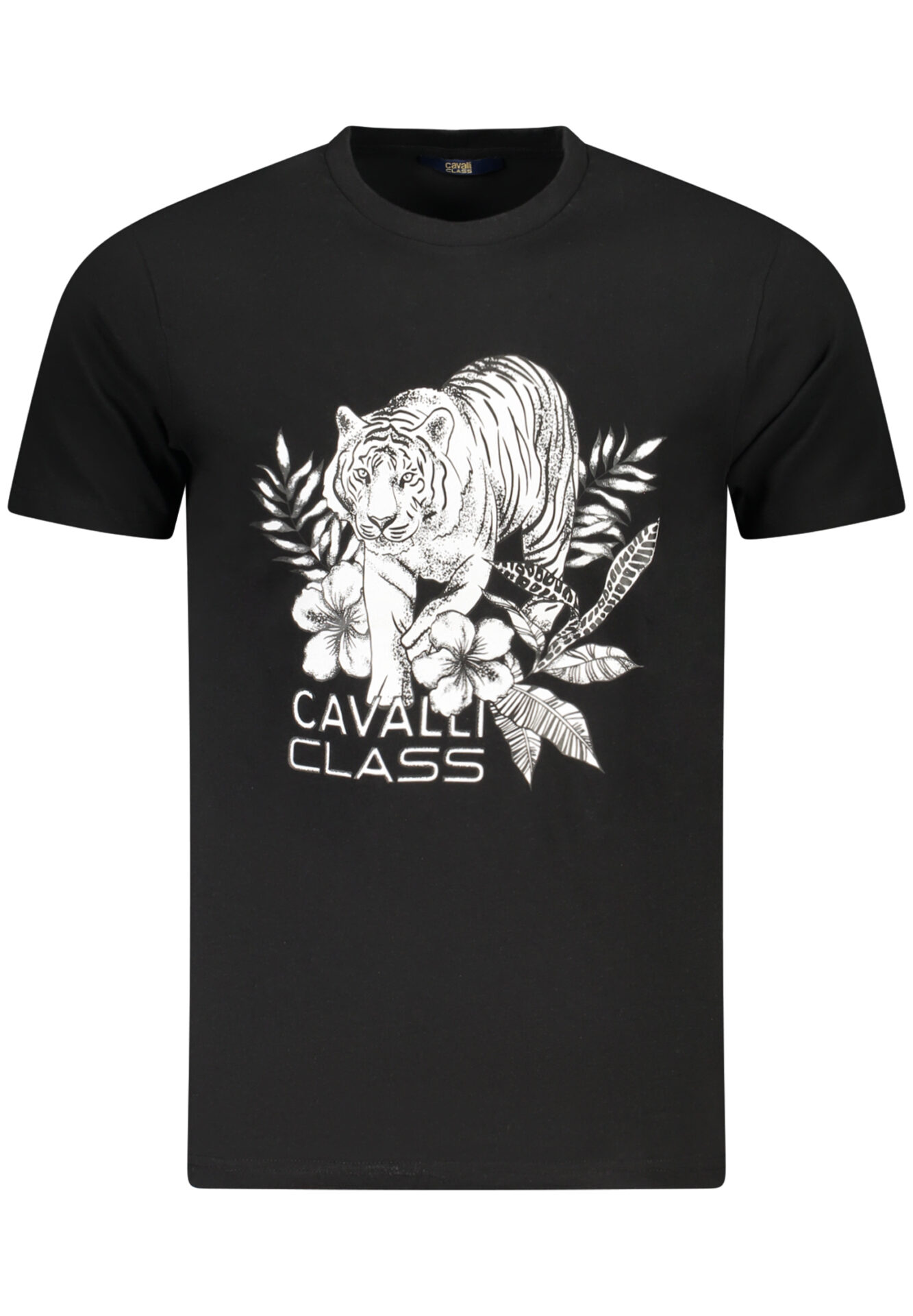 CAVALLI CLASS SHORT SLEEVE T-SHIRT MEN BLACK