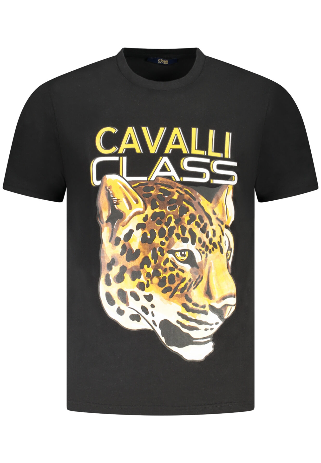 CAVALLI CLASS SHORT SLEEVE T-SHIRT MEN BLACK
