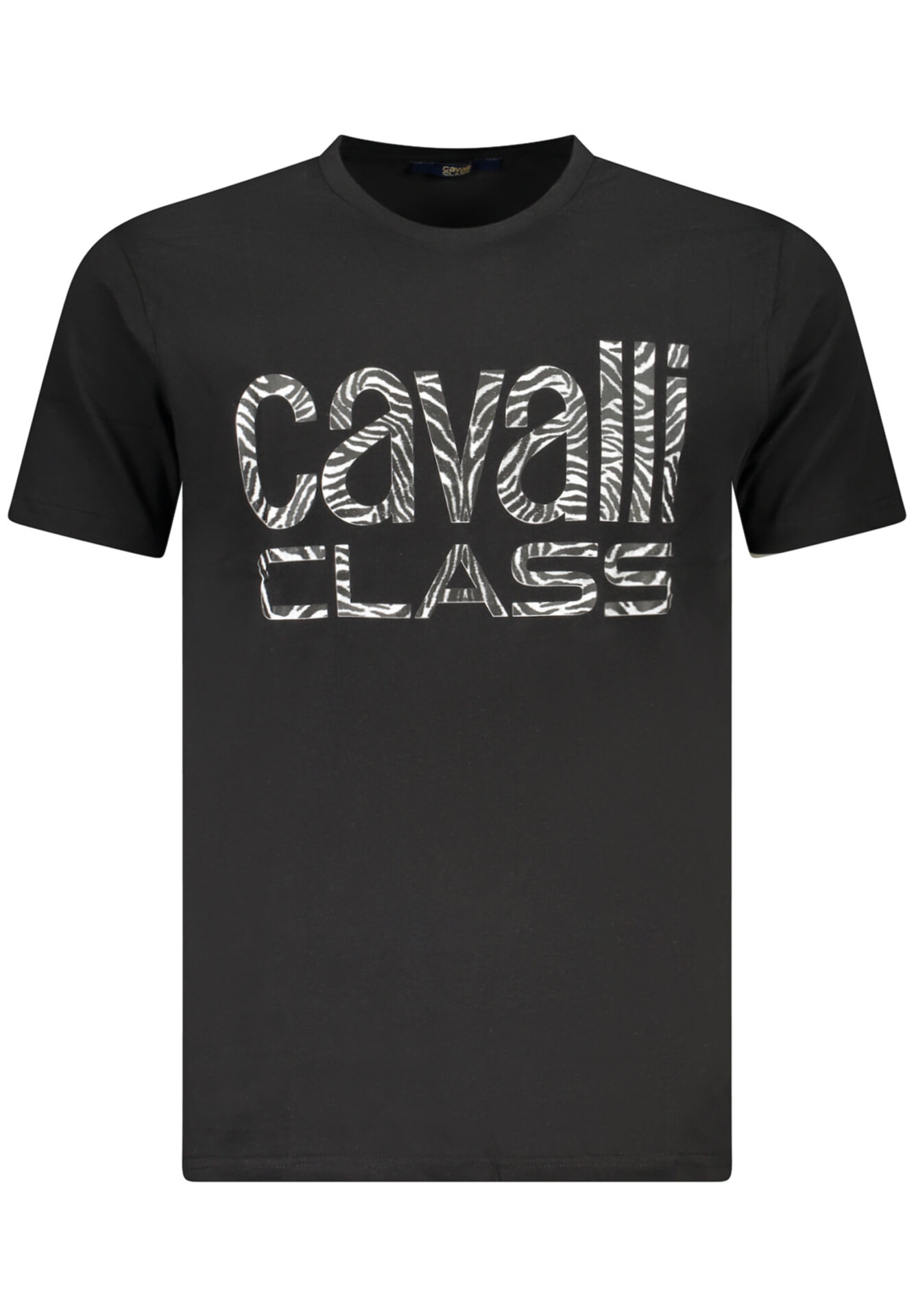CAVALLI CLASS SHORT SLEEVE T-SHIRT MEN BLACK