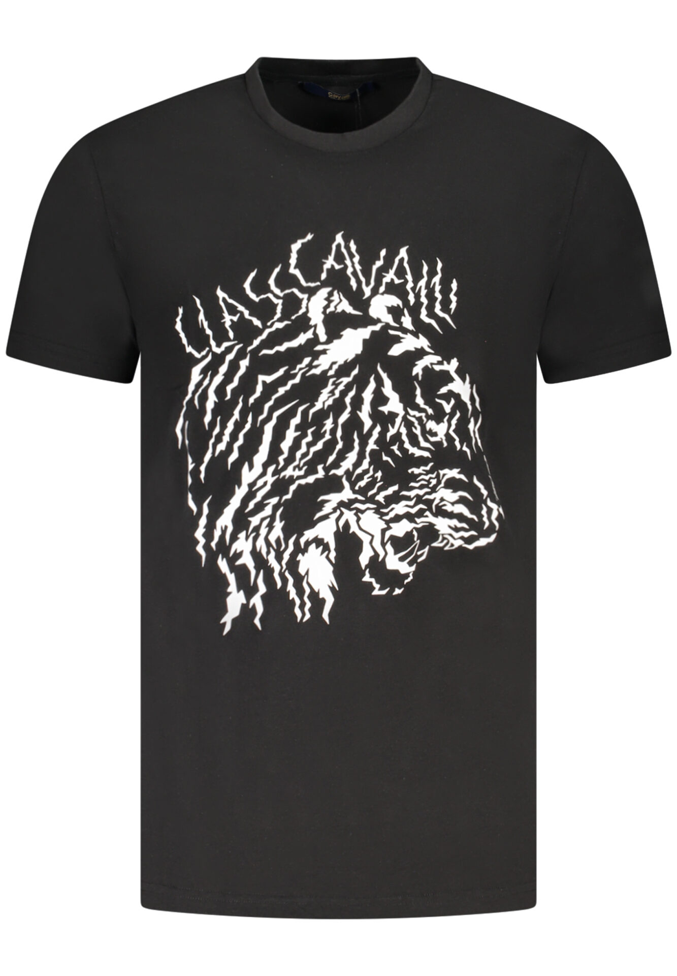 CAVALLI CLASS SHORT SLEEVE T-SHIRT MEN BLACK