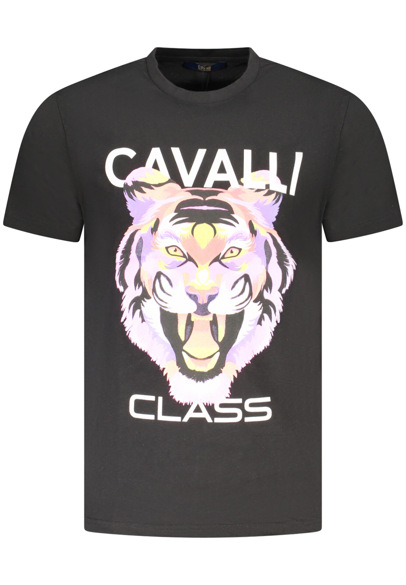 CAVALLI CLASS SHORT SLEEVE T-SHIRT MEN BLACK