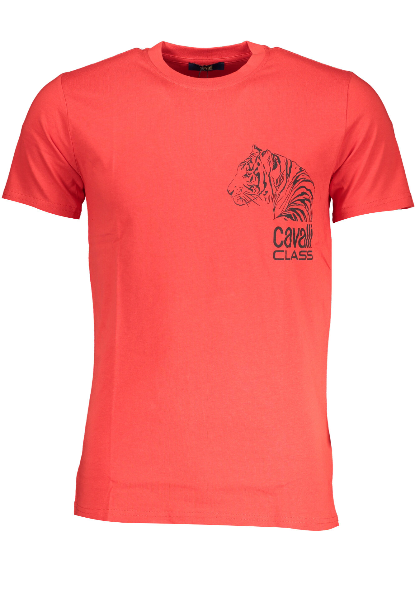 CAVALLI CLASS MEN'S SHORT SLEEVE T-SHIRT RED