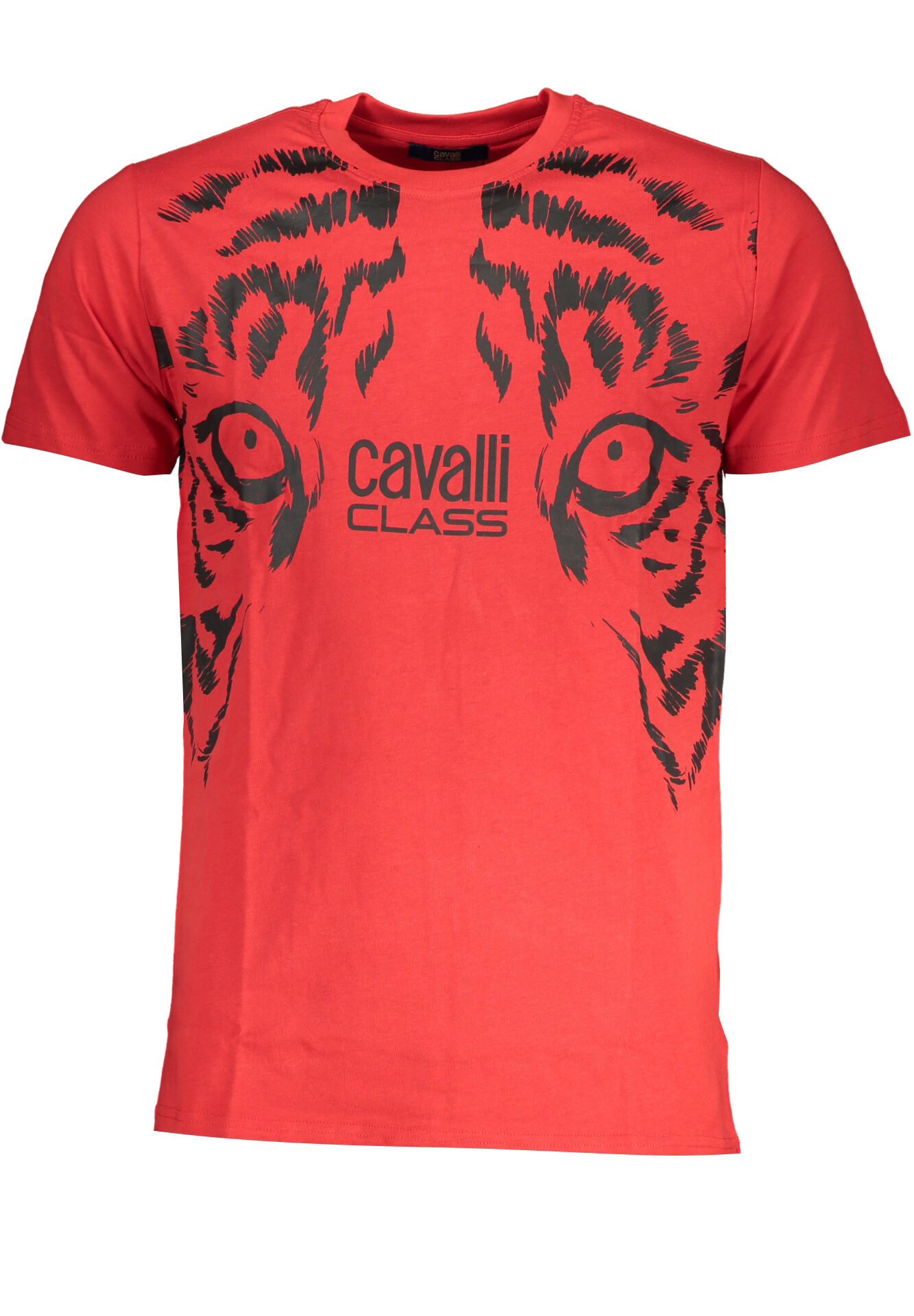 CAVALLI CLASS MEN'S SHORT SLEEVE T-SHIRT RED