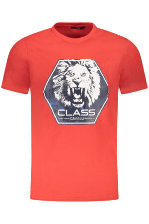 CAVALLI CLASS SHORT SLEEVE T-SHIRT MEN RED