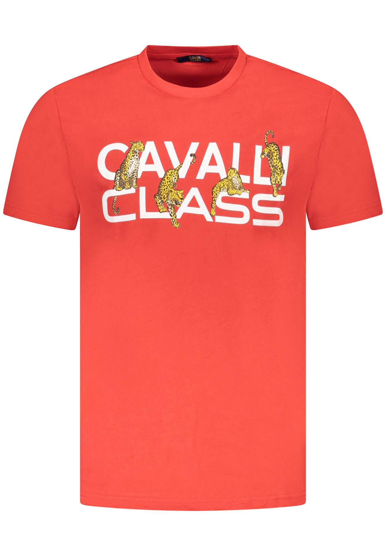 CAVALLI CLASS SHORT SLEEVE T-SHIRT MEN RED