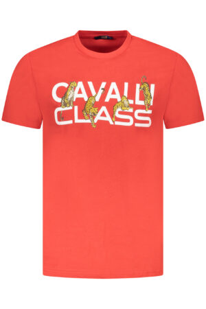 CAVALLI CLASS SHORT SLEEVE T-SHIRT MEN RED