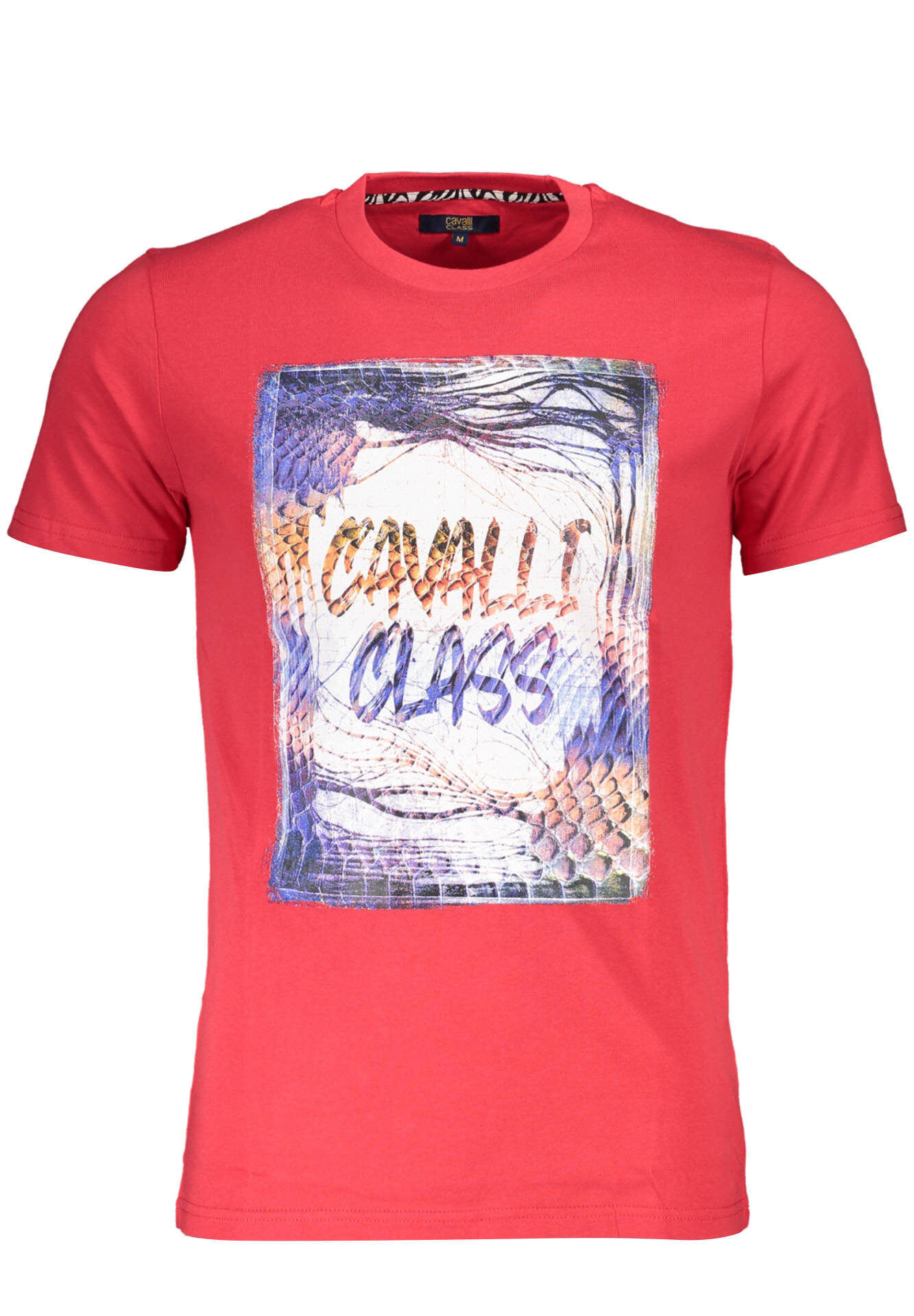 CAVALLI CLASS SHORT SLEEVE T-SHIRT MEN RED