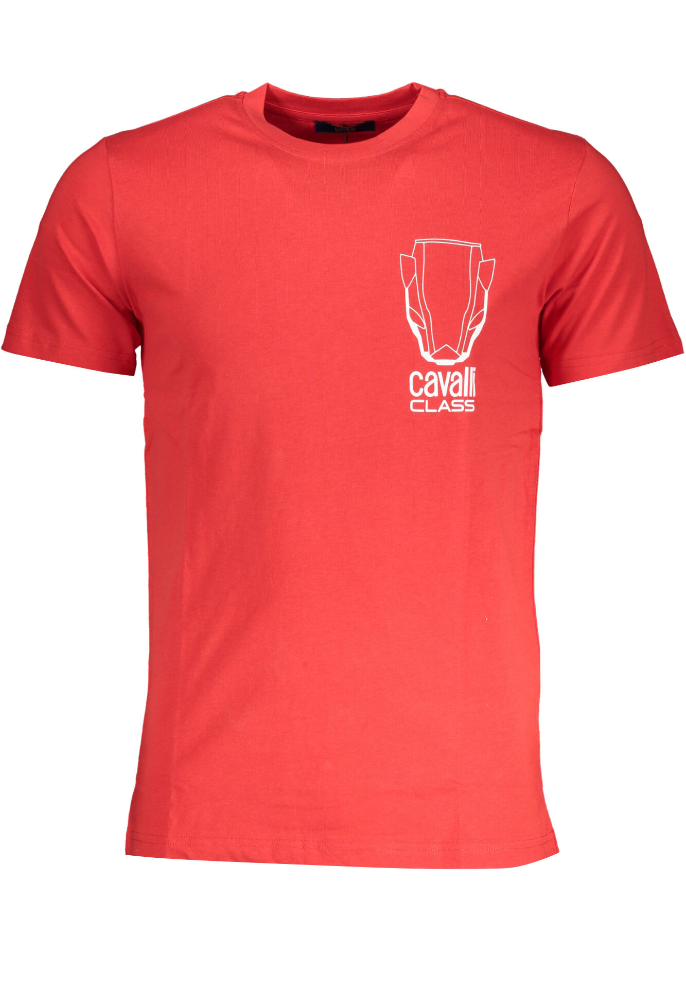 CAVALLI CLASS MEN'S SHORT SLEEVE T-SHIRT RED