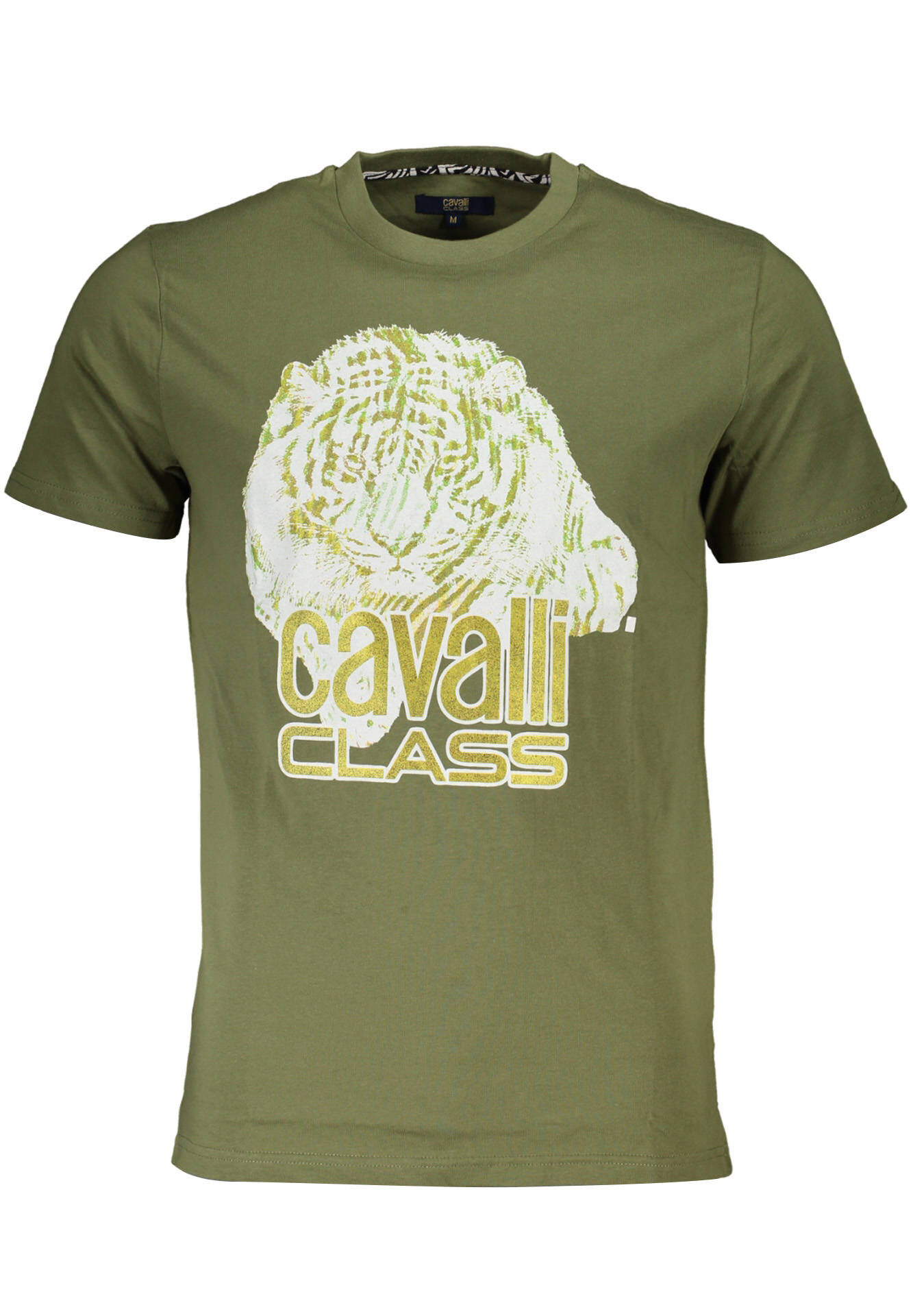 CAVALLI CLASS T-SHIRT SHORT SLEEVE MAN GREEN