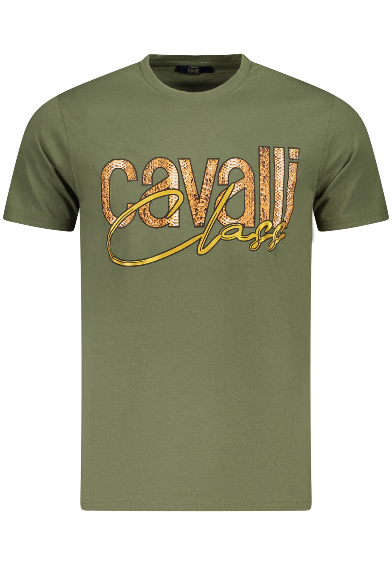 CAVALLI CLASS SHORT SLEEVE T-SHIRT MEN GREEN
