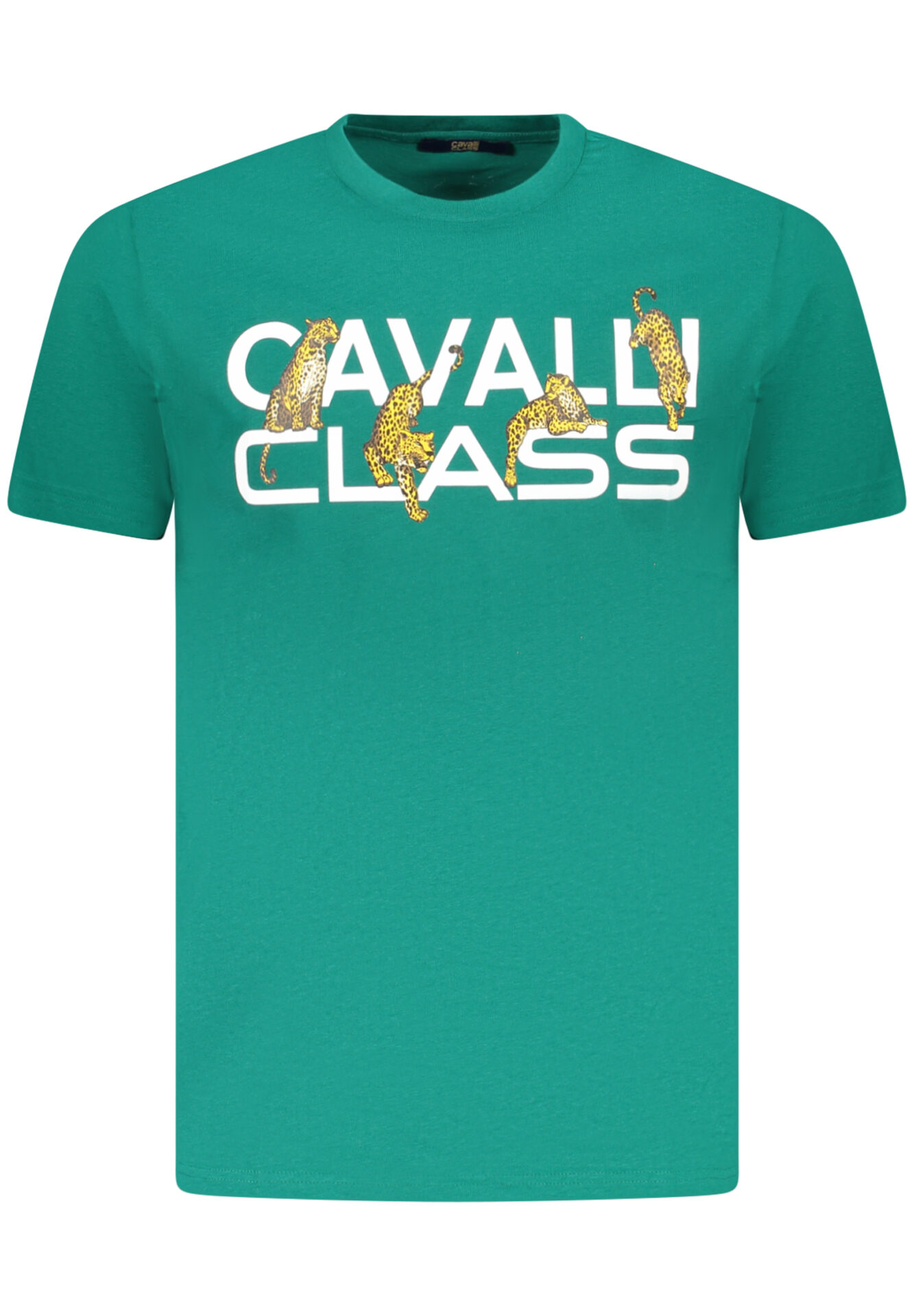 CAVALLI CLASS SHORT SLEEVE T-SHIRT MEN GREEN