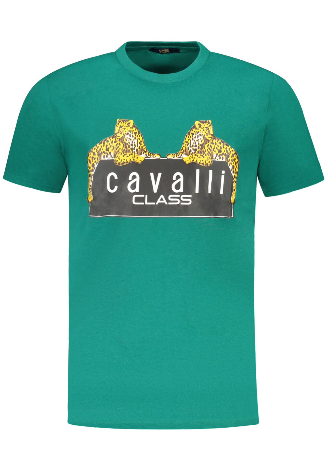 CAVALLI CLASS SHORT SLEEVE T-SHIRT MEN GREEN
