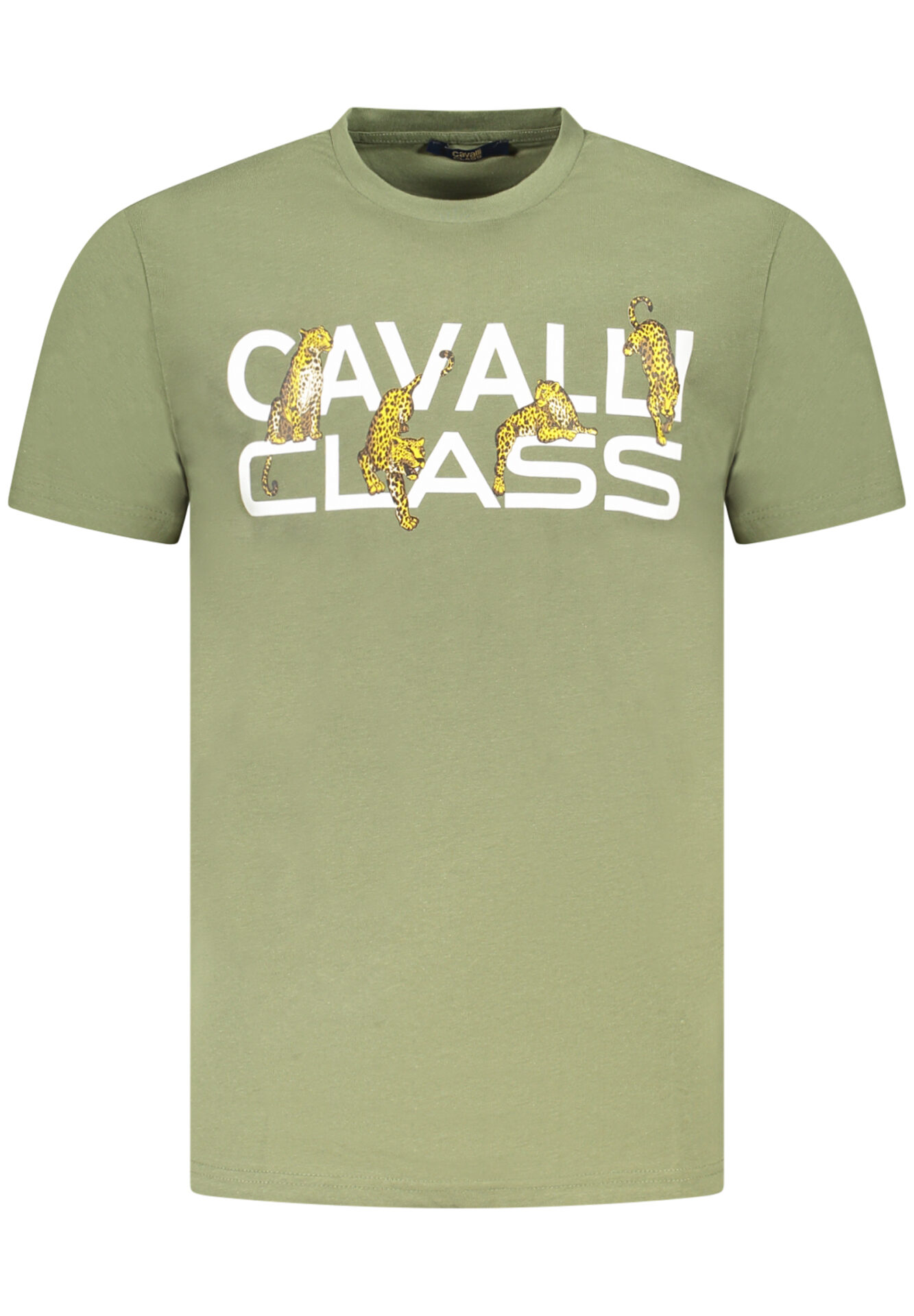 CAVALLI CLASS SHORT SLEEVE T-SHIRT MEN GREEN