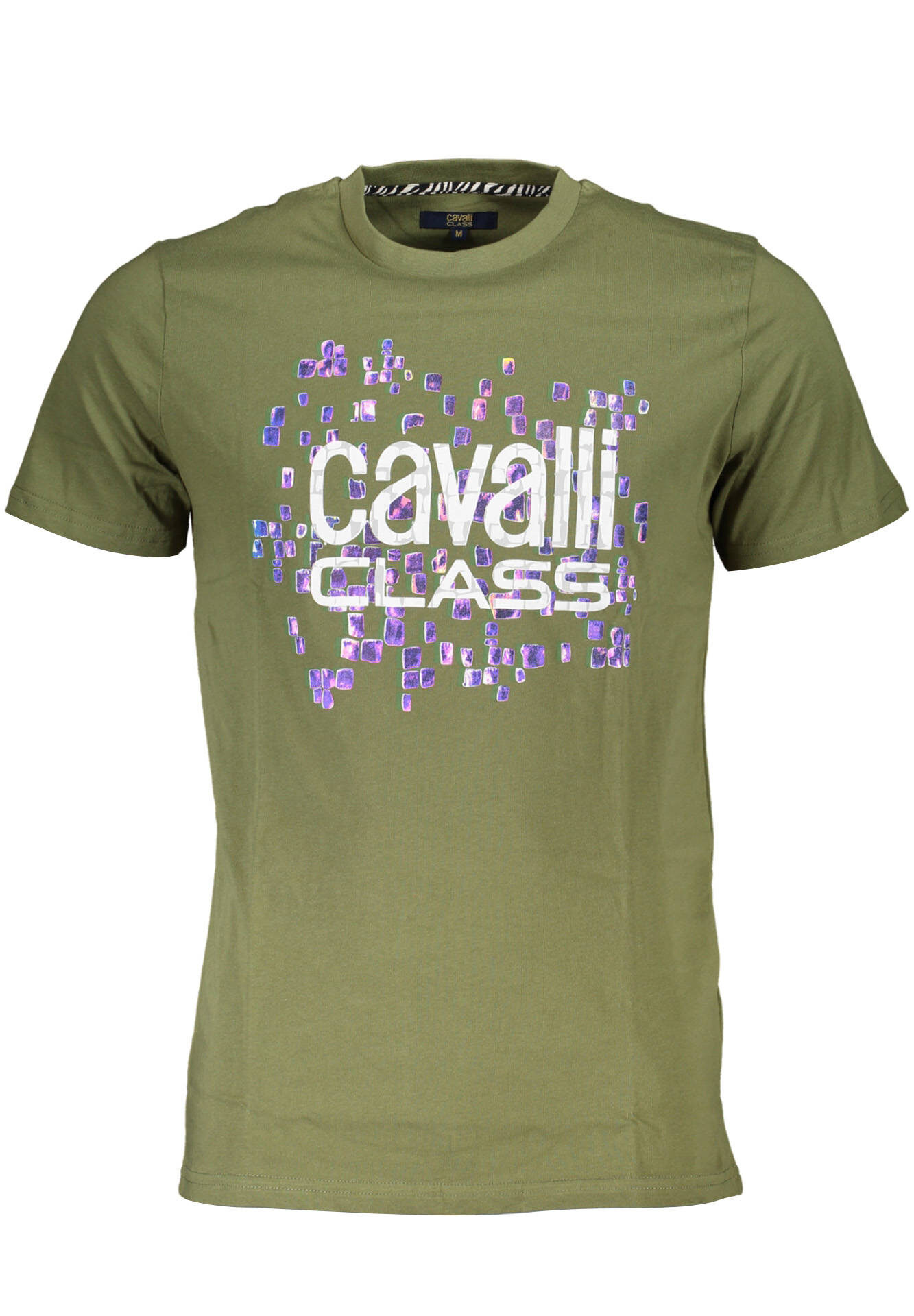 CAVALLI CLASS SHORT SLEEVE T-SHIRT MEN GREEN