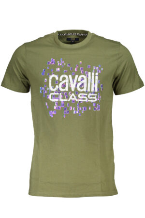 CAVALLI CLASS SHORT SLEEVE T-SHIRT MEN GREEN