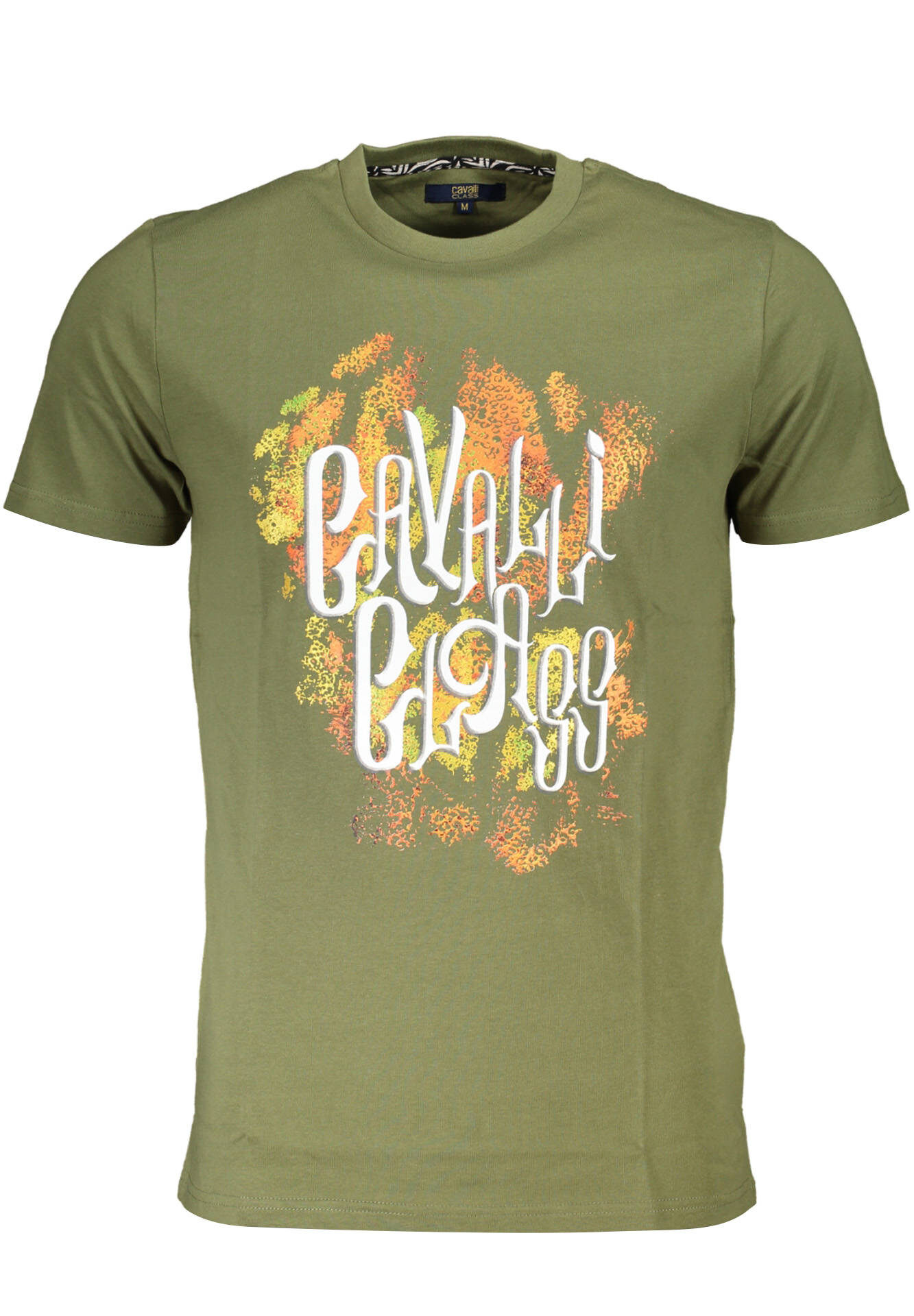CAVALLI CLASS SHORT SLEEVE T-SHIRT MEN GREEN