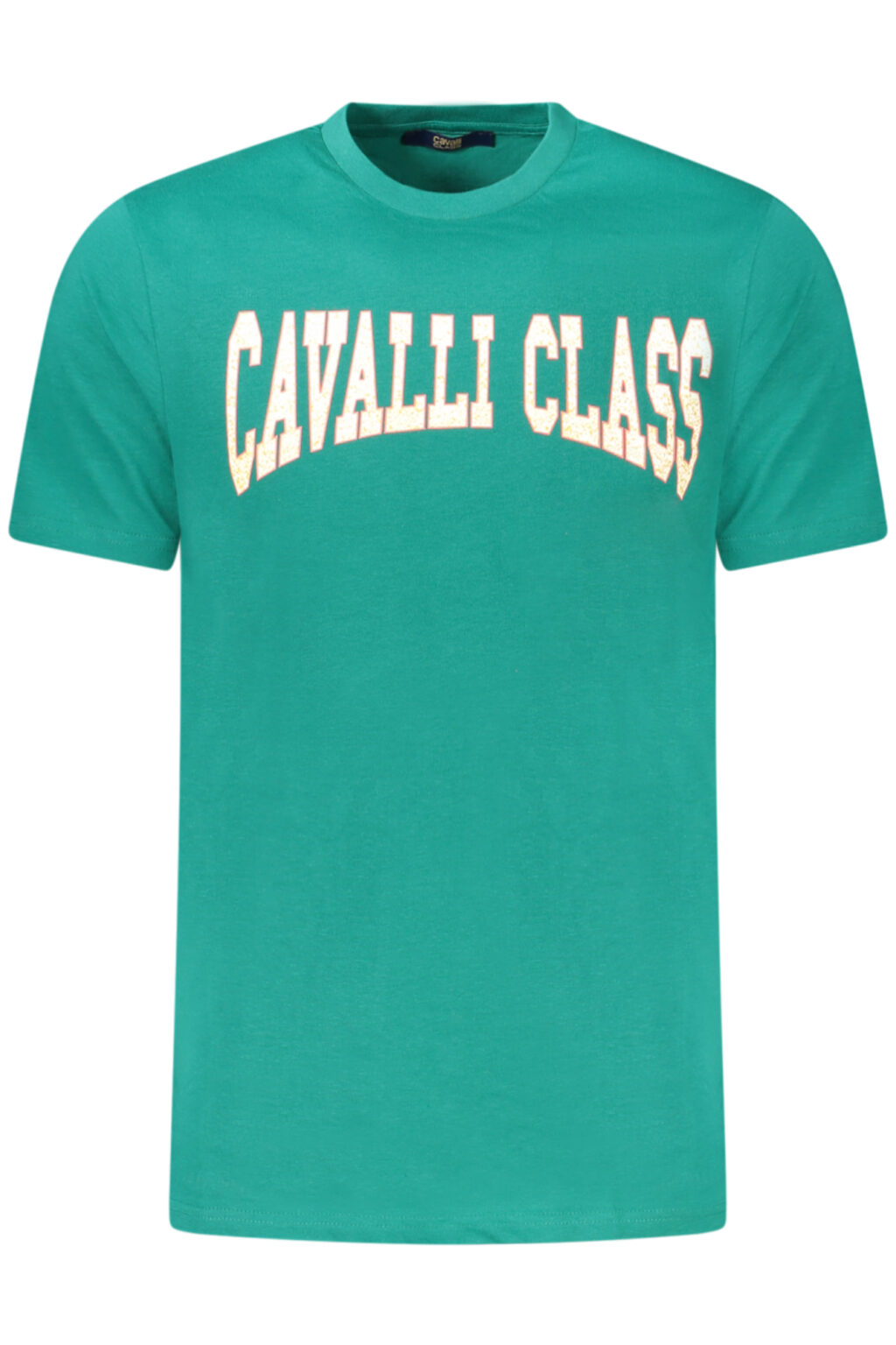 CAVALLI CLASS vyriški marškinėliai trumpomis rankovėmis, žali