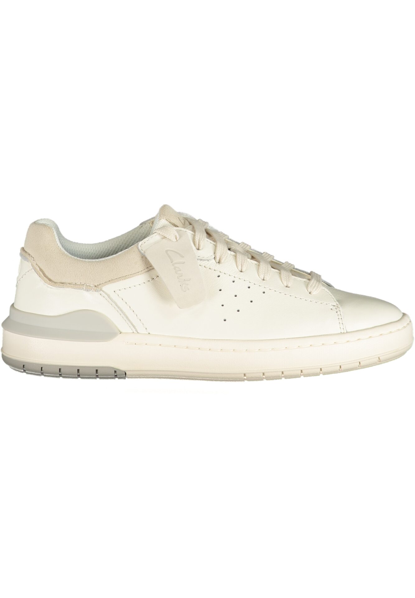 CLARKS MEN'S WHITE SPORTS SHOES