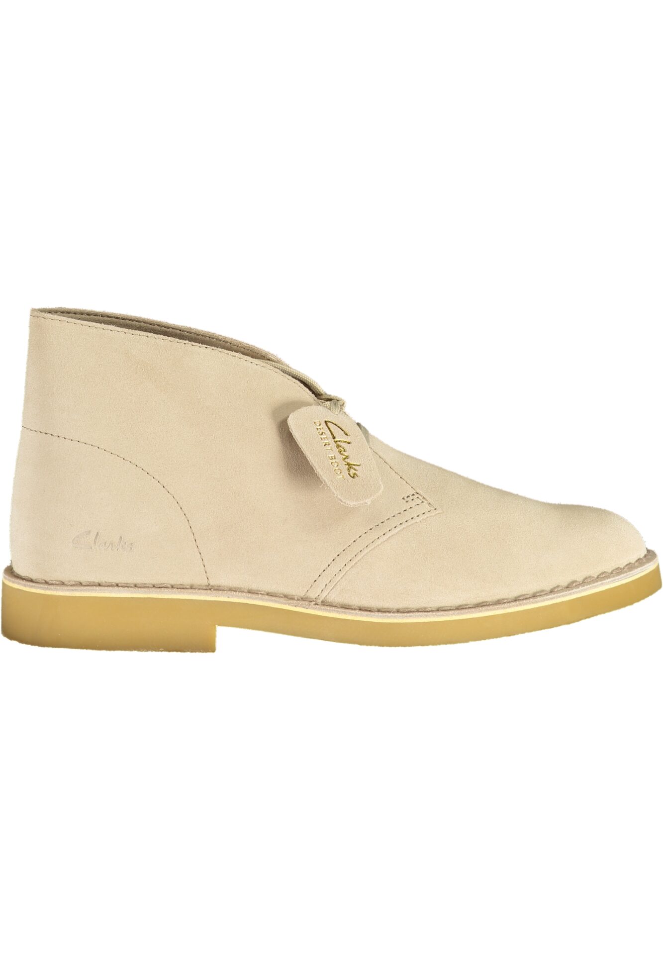 CLARKS MEN'S BEIGE BOOTS