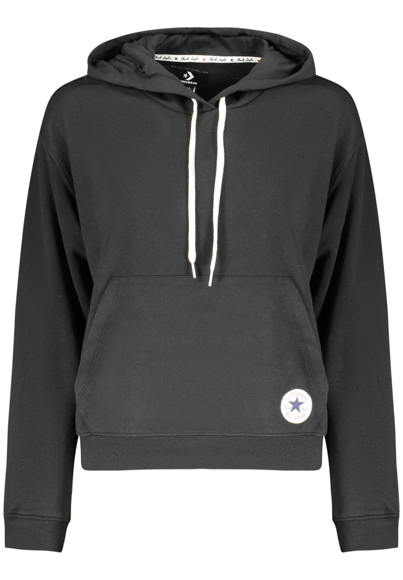 Converse Women's Zip-Up Hoodie, Black
